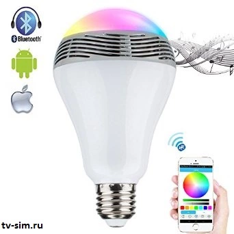 Лампочка bluetooth динамик Bulb 