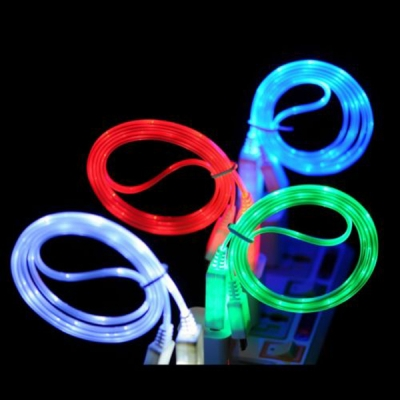 Светящийся USB кабель Lightning для iPhone ― # магазин tv-sim.ru
