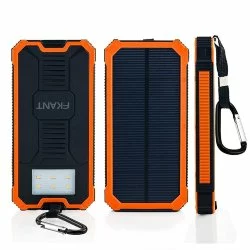 Солнечный Противоударный Power Bank 20000 mAh +Фонарь
